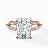 Split Shank Open Gallery Solitaire Ring Engagement Ring