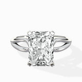 Split Shank Open Gallery Solitaire Ring Engagement Ring