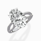 Split Shank Open Gallery Solitaire Ring Engagement Ring
