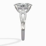 Split Shank Open Gallery Solitaire Ring Engagement Ring