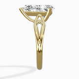 Split Shank Open Gallery Solitaire Ring Engagement Ring