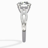 Split Shank Open Gallery Solitaire Ring Engagement Ring
