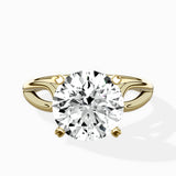 Split Shank Open Gallery Solitaire Ring Engagement Ring