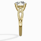 Split Shank Open Gallery Solitaire Ring Engagement Ring