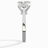 Floating Center Minimalist Solitaire Ring Engagement Ring