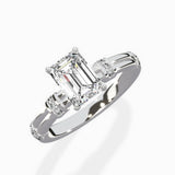 Ornate Six Prong Vintage Solitaire Ring Engagement Ring
