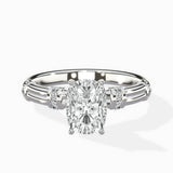 Ornate Six Prong Vintage Solitaire Ring Engagement Ring