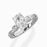 Ornate Six Prong Vintage Solitaire Ring Engagement Ring