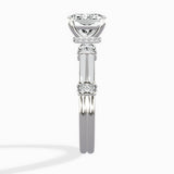 Ornate Six Prong Vintage Solitaire Ring Engagement Ring