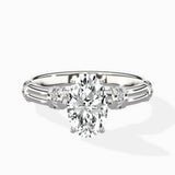 Ornate Six Prong Vintage Solitaire Ring Engagement Ring