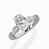 Ornate Six Prong Vintage Solitaire Ring Engagement Ring