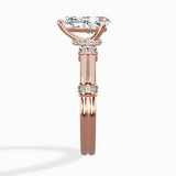 Ornate Six Prong Vintage Solitaire Ring Engagement Ring