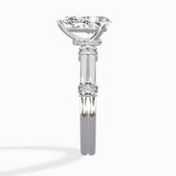 Ornate Six Prong Vintage Solitaire Ring Engagement Ring