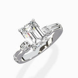 Ornate Six Prong Vintage Solitaire Ring Engagement Ring