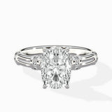 Ornate Six Prong Vintage Solitaire Ring Engagement Ring