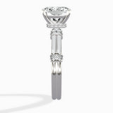 Ornate Six Prong Vintage Solitaire Ring Engagement Ring