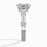 Ornate Six Prong Vintage Solitaire Ring Engagement Ring