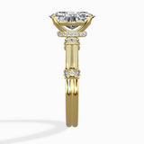 Ornate Six Prong Vintage Solitaire Ring Engagement Ring