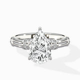 Ornate Six Prong Vintage Solitaire Ring Engagement Ring