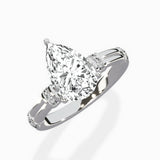 Ornate Six Prong Vintage Solitaire Ring Engagement Ring