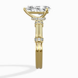 Ornate Six Prong Vintage Solitaire Ring Engagement Ring