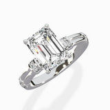 Ornate Six Prong Vintage Solitaire Ring Engagement Ring