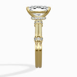 Ornate Six Prong Vintage Solitaire Ring Engagement Ring