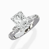 Ornate Six Prong Vintage Solitaire Ring Engagement Ring