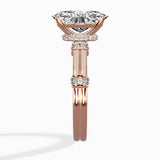 Ornate Six Prong Vintage Solitaire Ring Engagement Ring