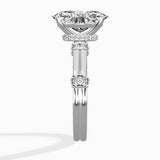 Ornate Six Prong Vintage Solitaire Ring Engagement Ring