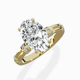 Ornate Six Prong Vintage Solitaire Ring Engagement Ring
