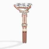 Ornate Six Prong Vintage Solitaire Ring Engagement Ring
