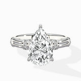 Ornate Six Prong Vintage Solitaire Ring Engagement Ring