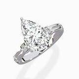 Ornate Six Prong Vintage Solitaire Ring Engagement Ring