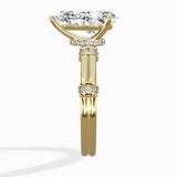 Ornate Six Prong Vintage Solitaire Ring Engagement Ring