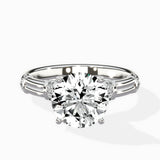 Ornate Six Prong Vintage Solitaire Ring Engagement Ring