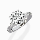 Ornate Six Prong Vintage Solitaire Ring Engagement Ring