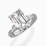 Ornate Six Prong Vintage Solitaire Ring Engagement Ring