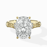 Ornate Six Prong Vintage Solitaire Ring Engagement Ring