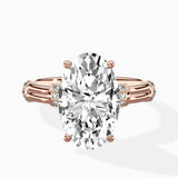Ornate Six Prong Vintage Solitaire Ring Engagement Ring