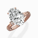 Ornate Six Prong Vintage Solitaire Ring Engagement Ring