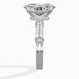 Ornate Six Prong Vintage Solitaire Ring Engagement Ring
