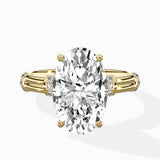Ornate Six Prong Vintage Solitaire Ring Engagement Ring