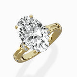 Ornate Six Prong Vintage Solitaire Ring Engagement Ring