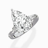 Ornate Six Prong Vintage Solitaire Ring Engagement Ring