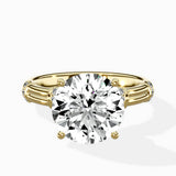 Ornate Six Prong Vintage Solitaire Ring Engagement Ring