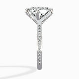 Split Shank Pave Solitaire Ring Engagement Ring