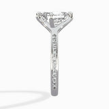 Split Shank Pave Solitaire Ring Engagement Ring