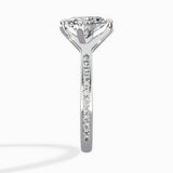 Split Shank Pave Solitaire Ring Engagement Ring