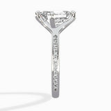 Split Shank Pave Solitaire Ring Engagement Ring
